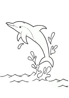 236x334 Dolphin Coloring Page Printable Ocean Quilt, Craft And Vbs 2016