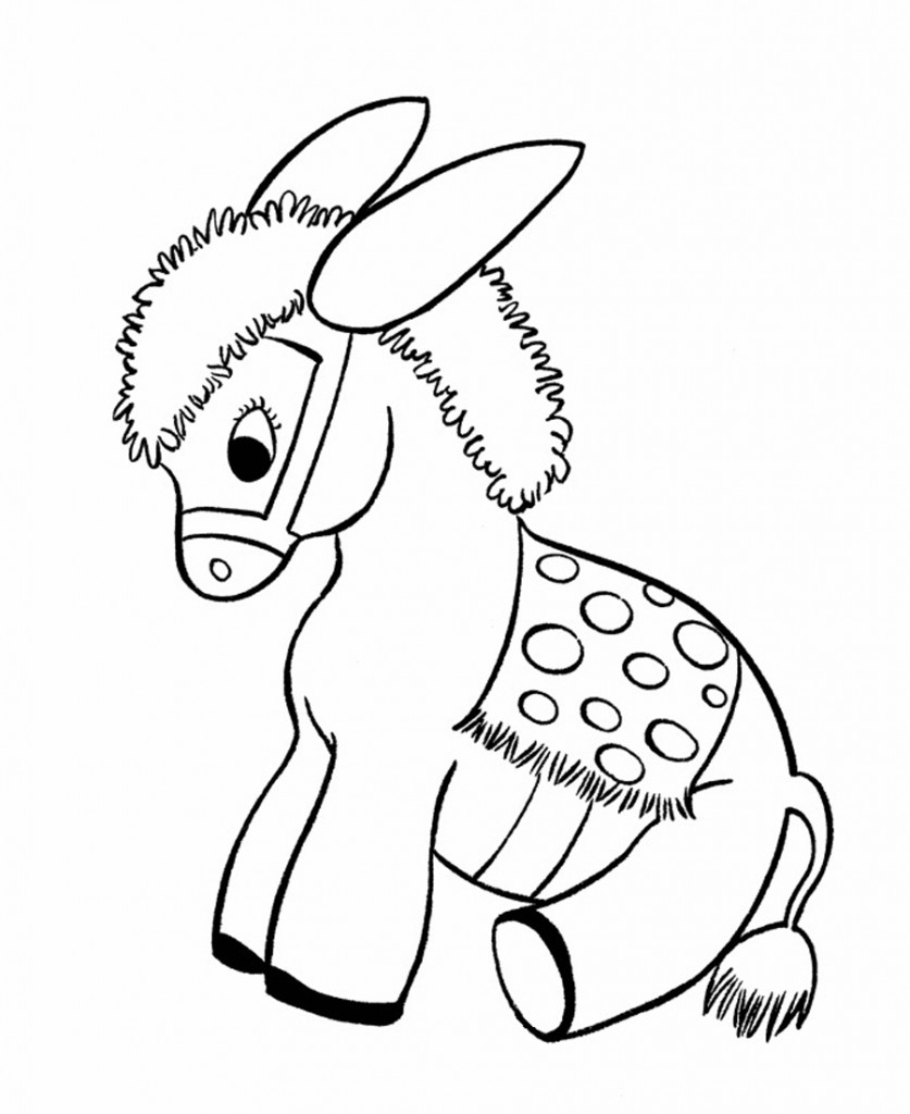 837x1024 Baby Donkey Coloring Pages Coloring With Bev. Baby