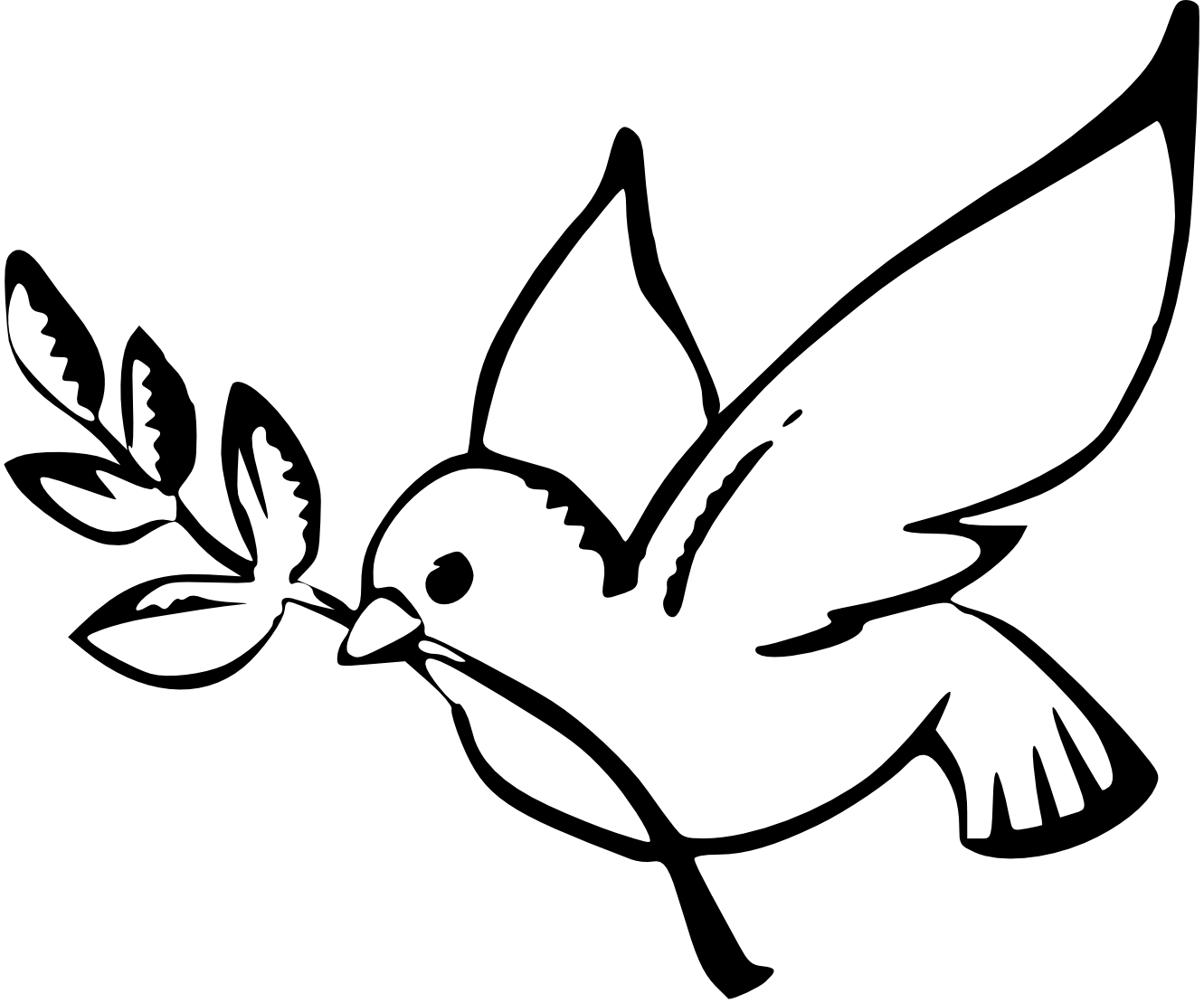 1331x1109 Peace Dove Coloring Page Coloring Page For Kids