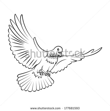 450x453 Dove Cartoon Simple
