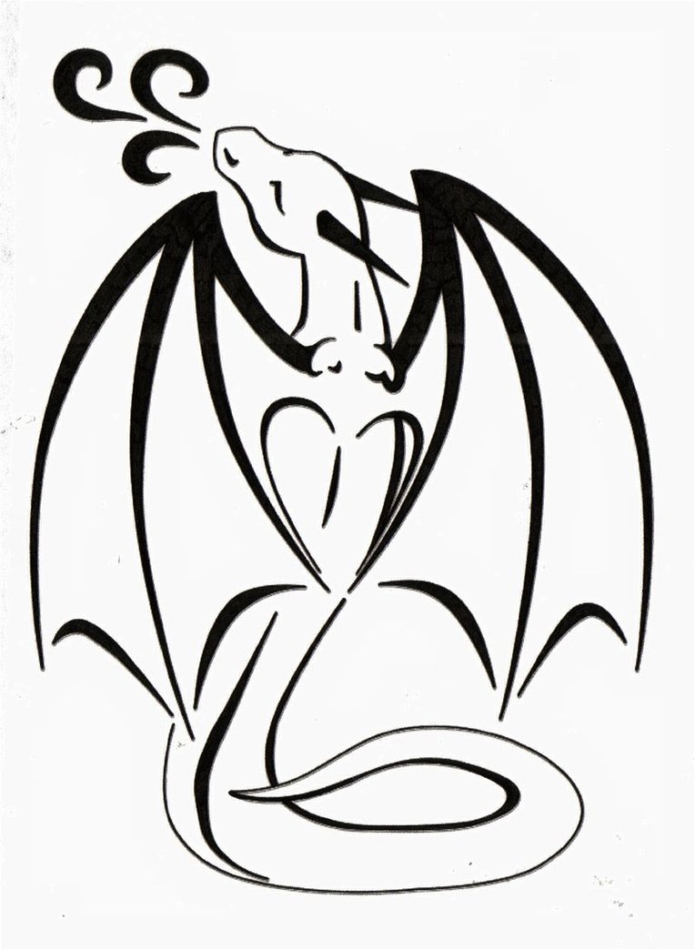 764x1044 Cool Simple Dragon Pictures Best Ideas For You