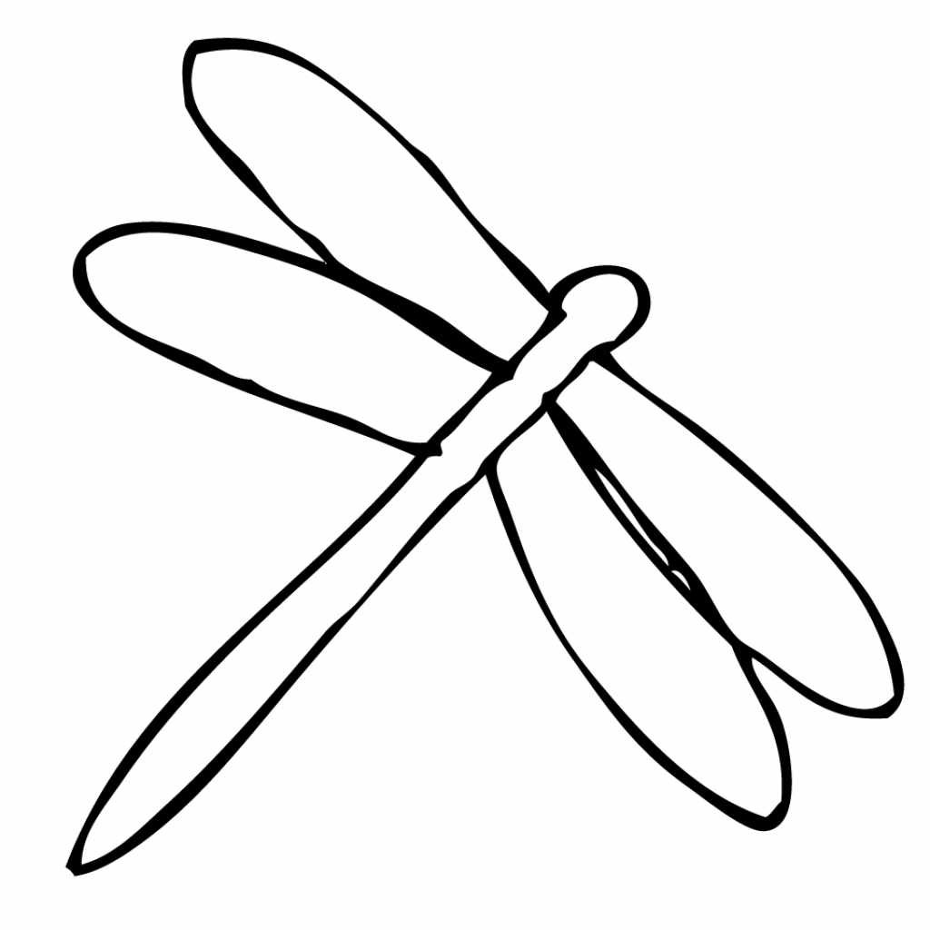 1024x1024 Drawing Of A Dragonfly Simple Drawing Of A Dragonfly Clipart Best