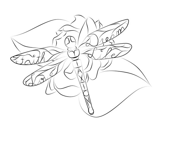 600x494 Best Dragonfly Tattoos Ideas