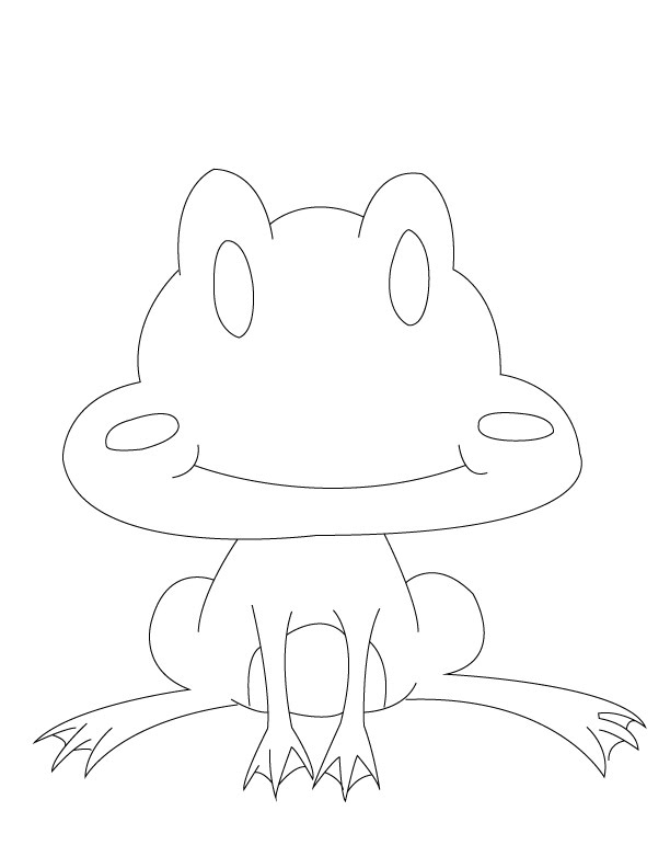 612x792 How To Draw A Frog Simple Amp Easy To Follow