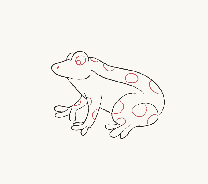 680x600 How To Draw A Cartoon Frog In A Few Easy Steps Easy Drawing Guides