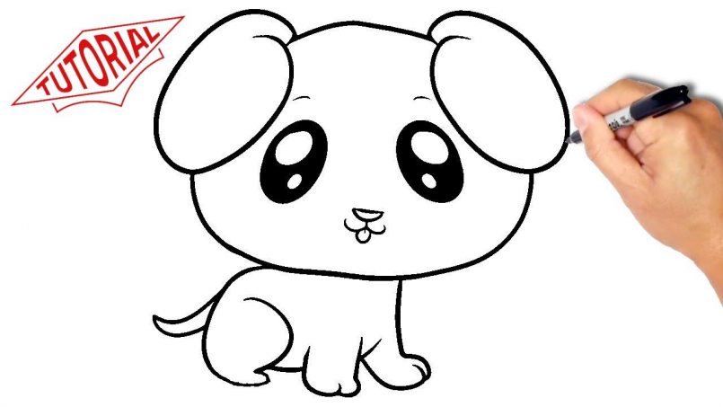 805x453 Drawing How To Draw A Simple Dog As Well As How To Draw A Simple