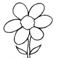 200x200 Cute Drawings Of Flowers