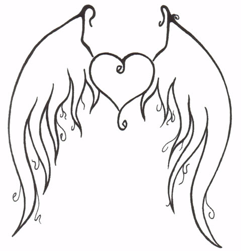 479x500 Gothic Winged Heart By Soulscream