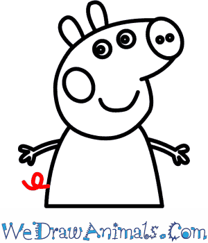 300x350 How To Draw Peppa Pig