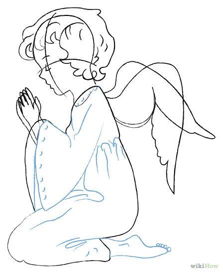 448x549 73 Best How To Draw Angels Images On Drawing Ideas