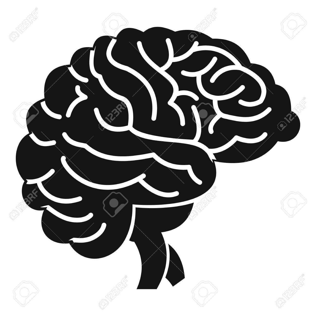 1300x1300 Brain Icon. Simple Illustration Of Brain Vector Icon For Web