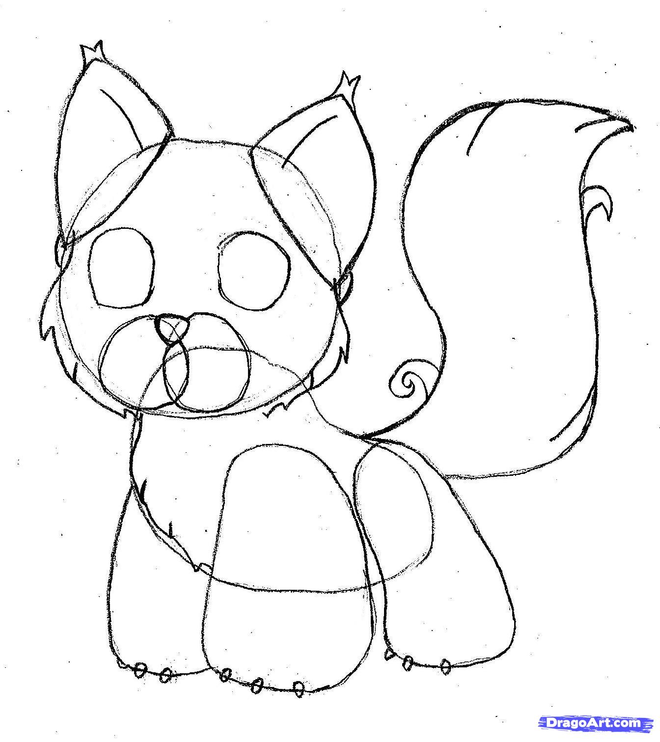 1344x1511 Husky Puppy How To Draw A Dog Simple Drawing Tutorial Best Channel