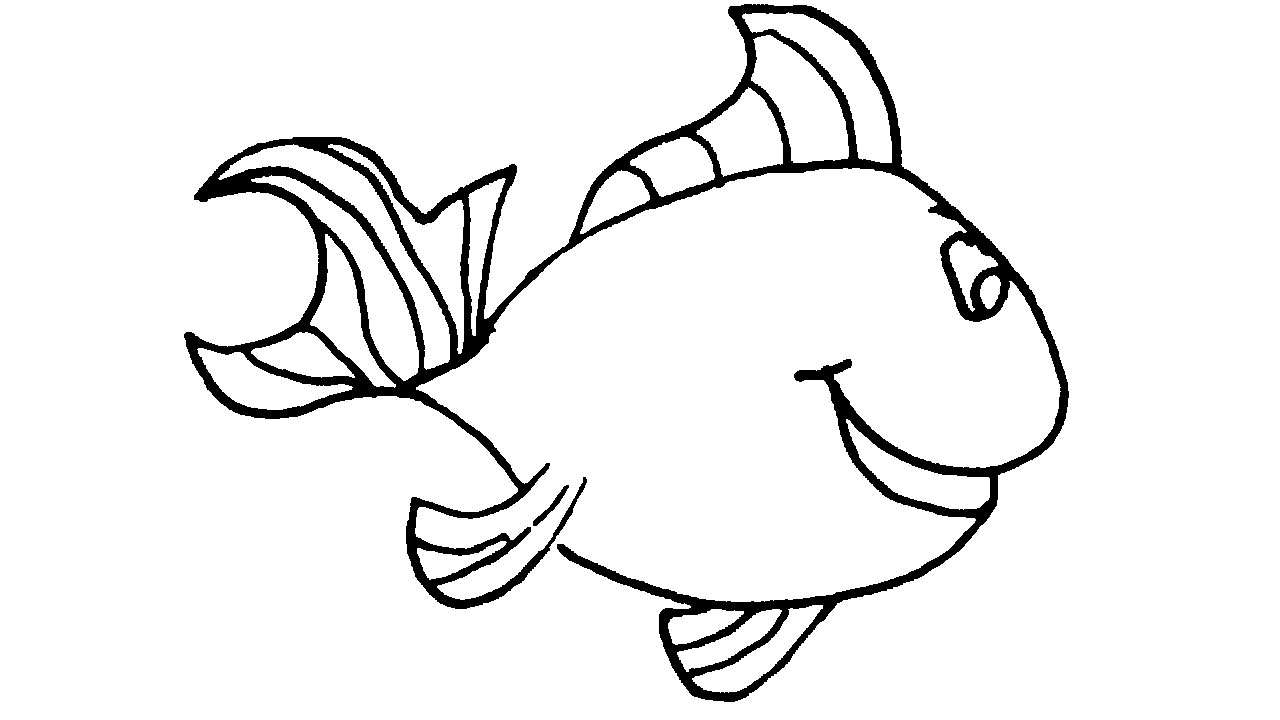 1280x720 How To Draw A Simple Fish.
