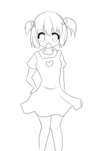 204x302 Photos Cute Simple Drawings Of Girls,