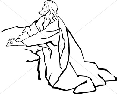388x313 Jesus Clip Art Black And White Clipart Panda