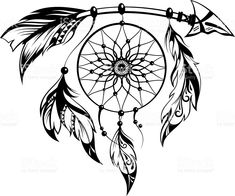 235x196 Moon Dream Catcher Feathers Vinyl Decal Dreamcatcher Mandala Decal