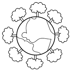 230x230 Top 20 Free Printable Earth Day Coloring Pages Online