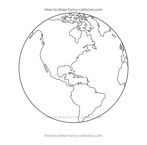 500x490 To Draw A Cartoon World