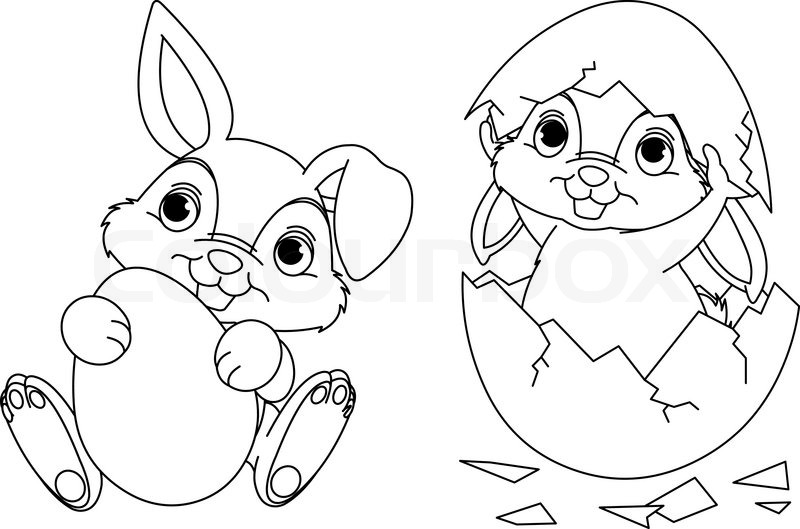 800x529 Easter Bunny Gardening Coloring Pages Coloring