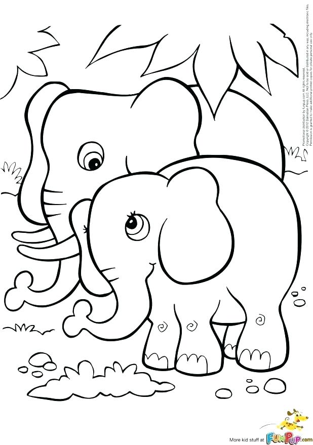 618x879 Elephant Head Coloring Page Drawing Unique Ethnic Elephant Stock
