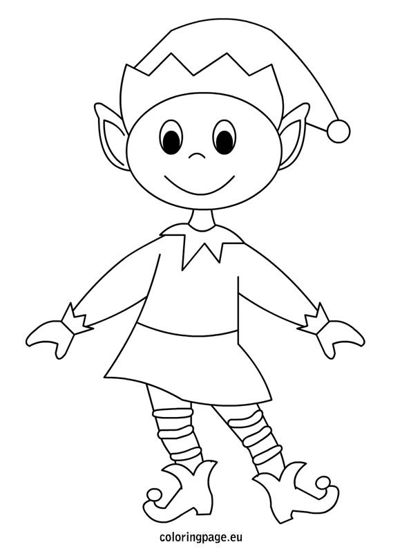 Simple Elf Drawing