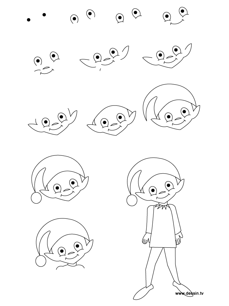 768x1024 Drawing Elf