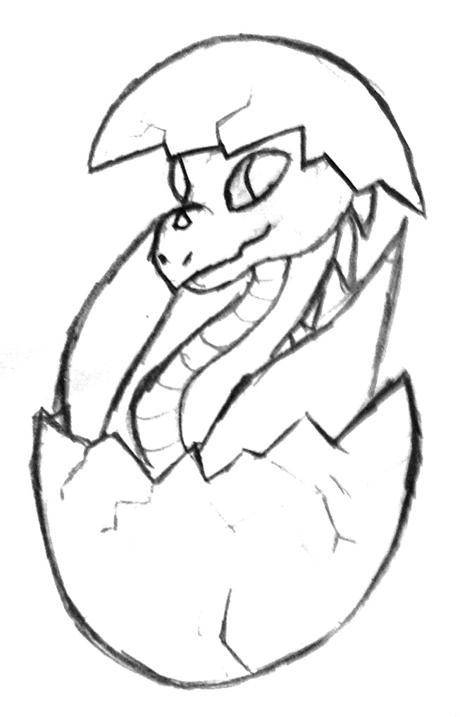 653x1018 Drawn Dragon Easy Draw