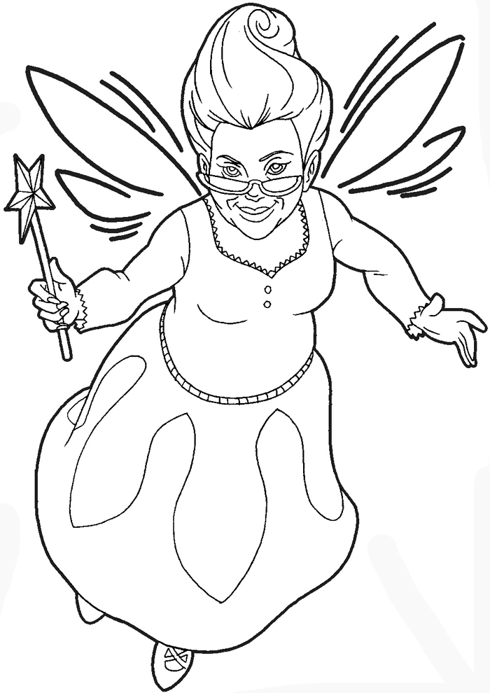 700x990 How To Draw Fairy Godmother From Shrek With Easy Step By Step