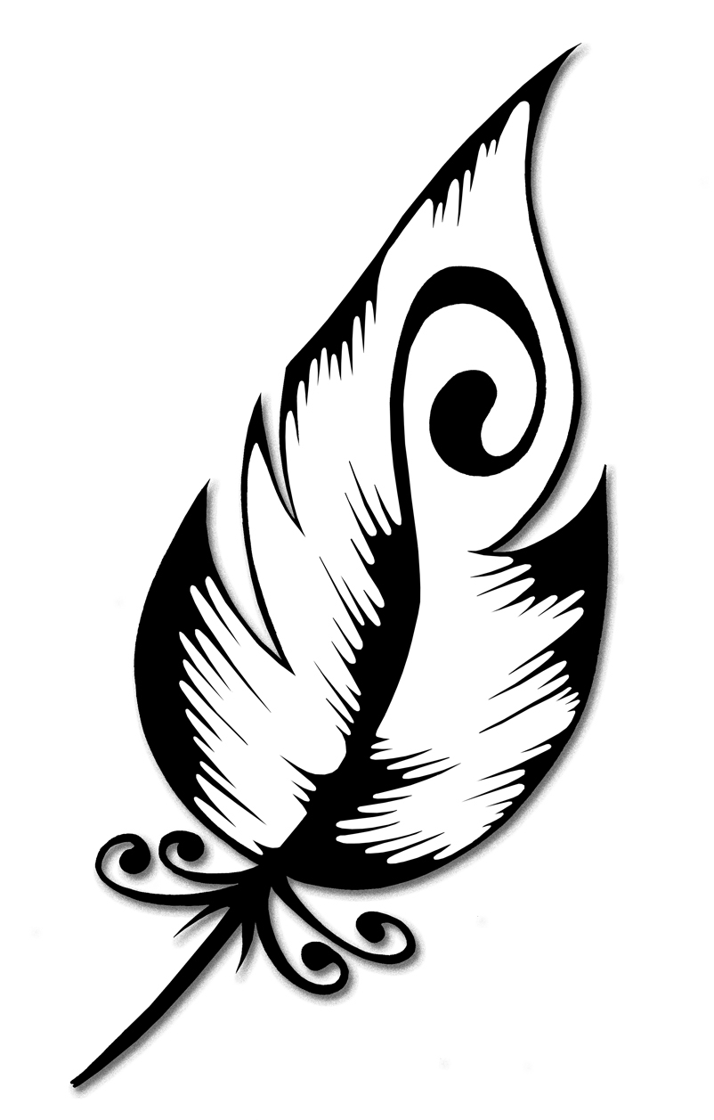 802x1257 Simple Drawing Of A Feather Peacock Feather Outline