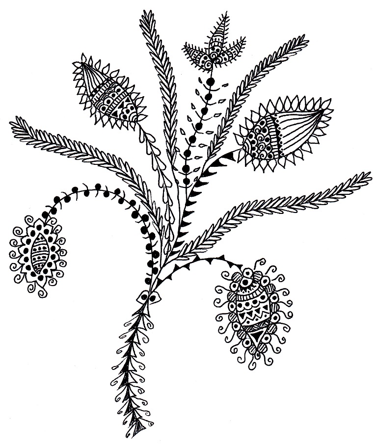 768x909 Day 1451 Fern Doodle The Doodle Daily