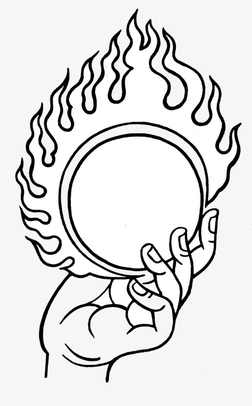 516x830 White Minimalist Fire Shape, White, Simple Fire Shape, Hand Png