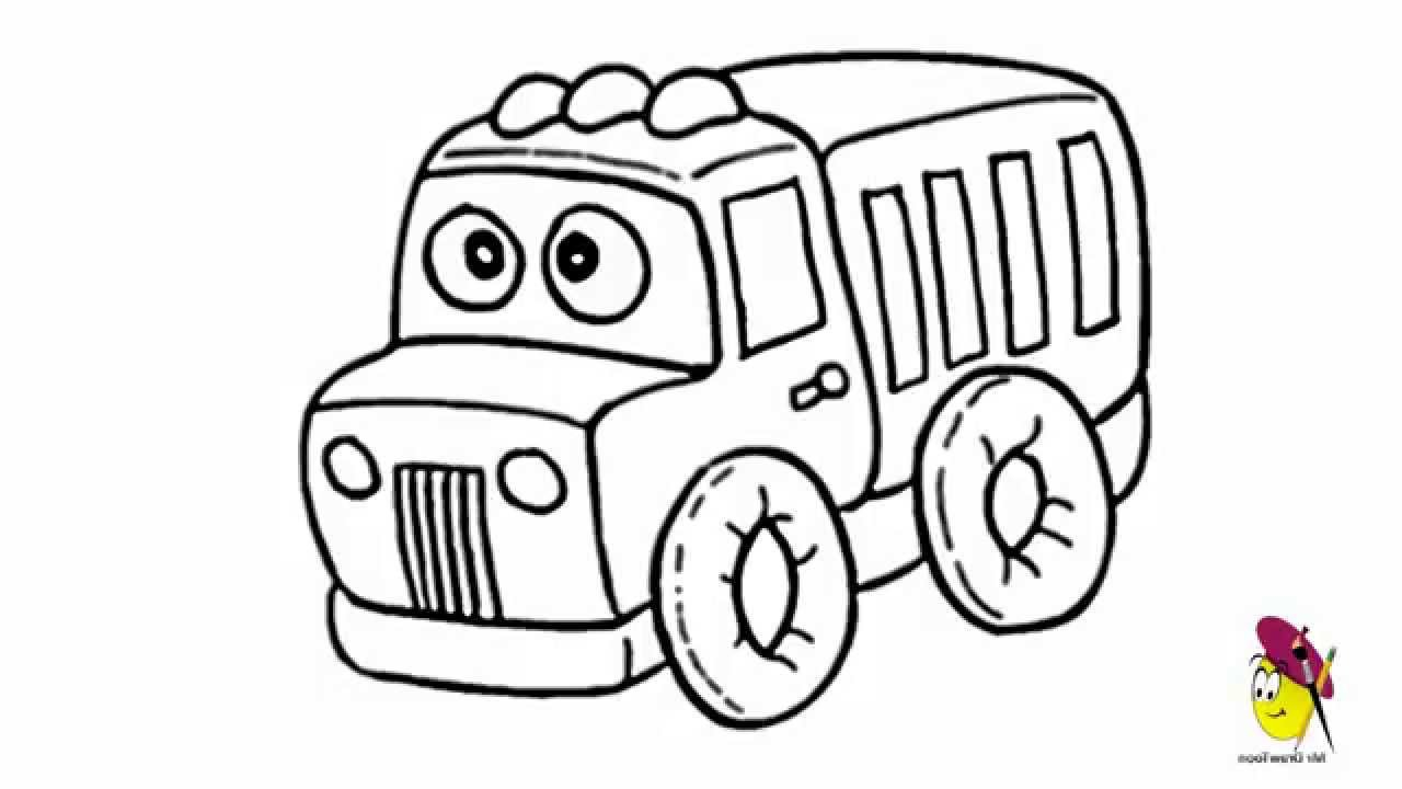 Simple Fire Truck Drawing at GetDrawings | Free download