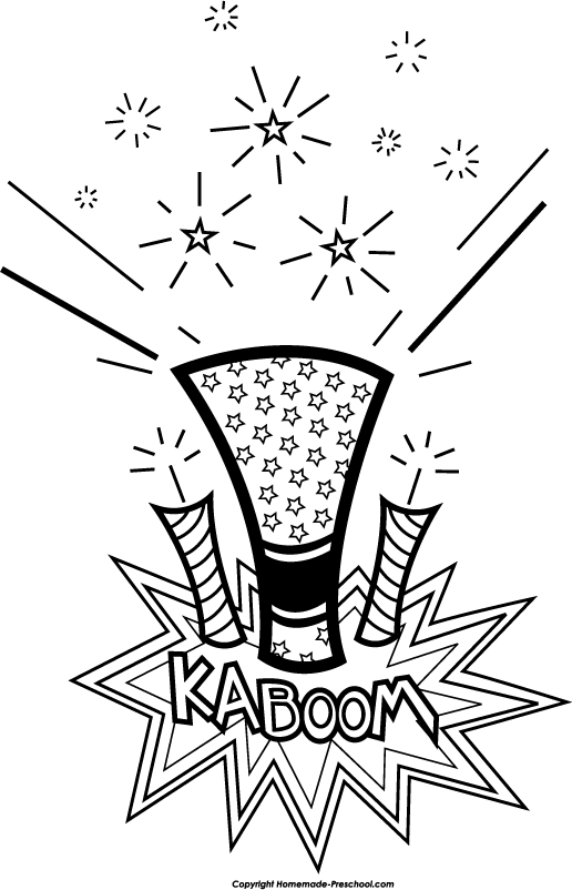 516x802 Free Fireworks Clipart