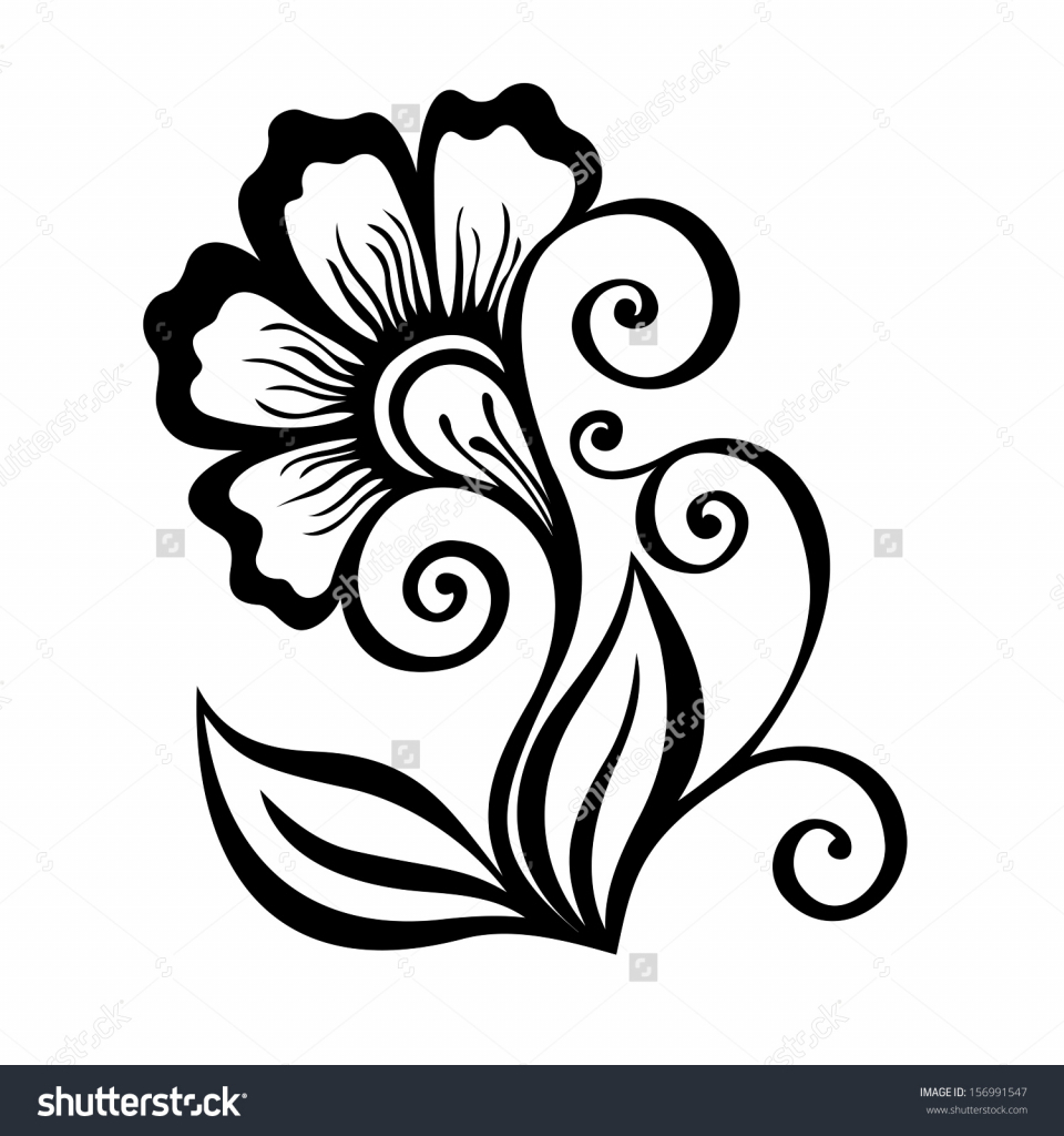 960x1024 Simple Flower Designs For Pencil Drawing Simple Flower Design