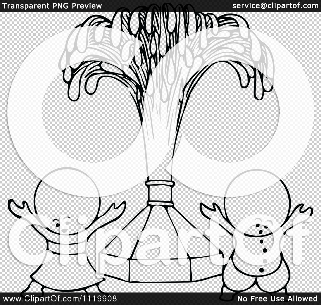 1080x1024 Fountain Clip Art Black And White Clipart Collection