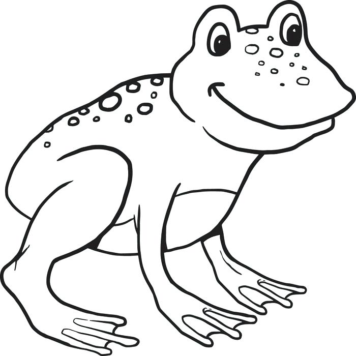 700x700 Free Frog Coloring Pages Simple Frog Coloring Page For Kids Free
