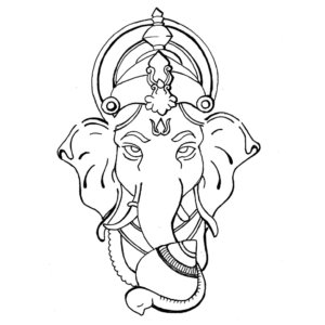300x300 Beautiful Ganesha Colouring Pages That Your Kids Will Love