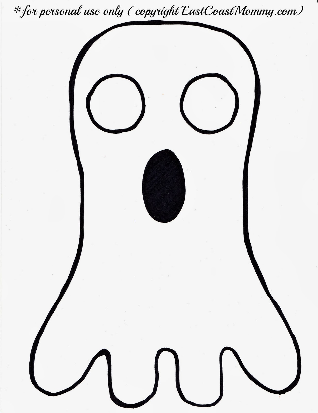 1233x1600 East Coast Mommy Ghost Mask