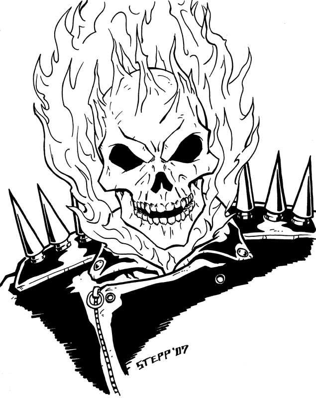 635x800 Ghost Rider By Theelysian