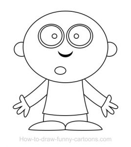 268x300 Coloring Pages Simple Ghost Drawing Simple Ghost Drawing Step By