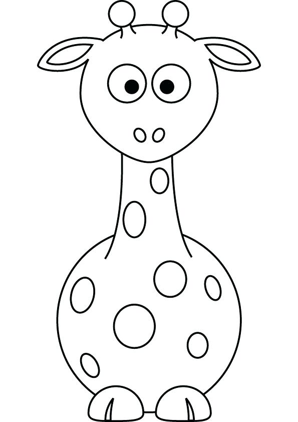 595x842 Giraffe Coloring Pages To Print Wild Animal Coloring Page Free