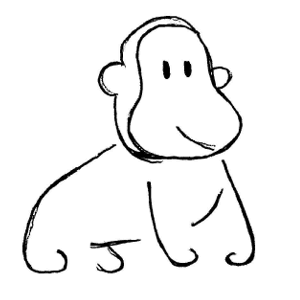 300x300 Gorilla Clip Art Free Clipart Panda