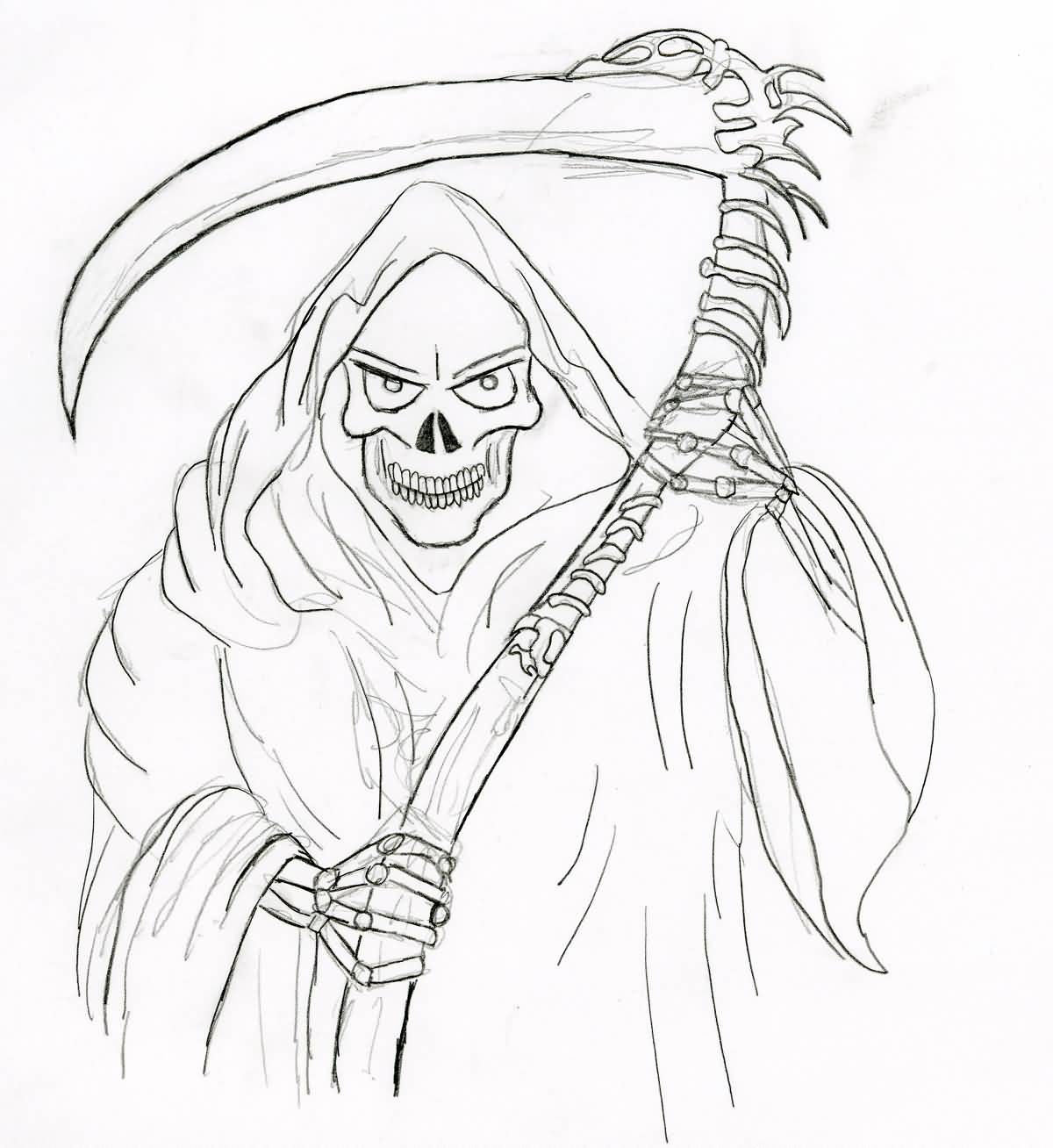 1200x1308 Grim Reaper Tattoo Sleeve Design