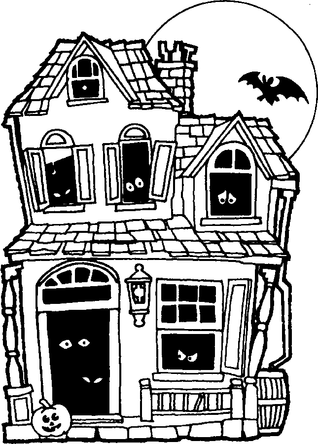 645x900 Drawn Haunted House Pretty House