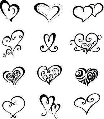 332x380 Tonikum Bayer Simple Heart Tattoos Designs