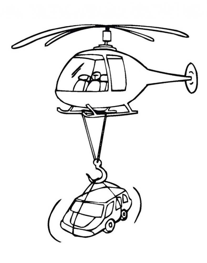 788x1000 Helicopter Coloring Pages