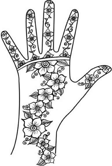 Simple Henna Drawing at GetDrawings | Free download