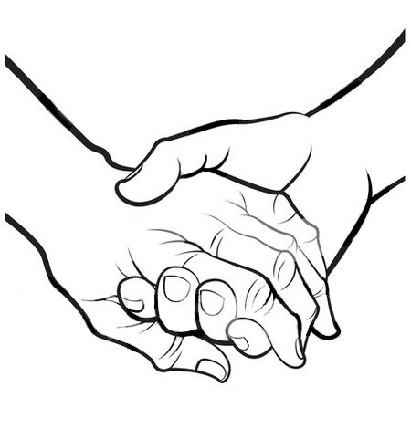 450x470 Simple Clip Art People Holding Hands Clip Art Holding Hands