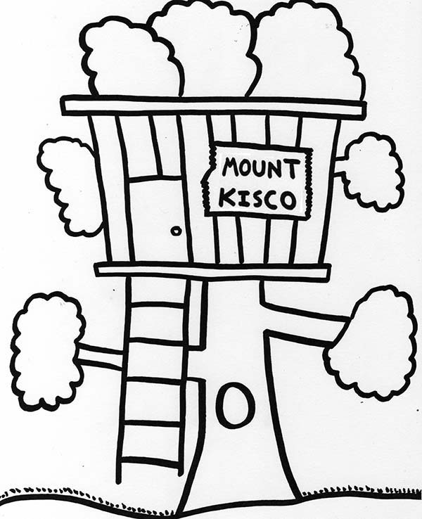 600x738 Fascinating Kids Tree House Drawing Decorating Design Of 35