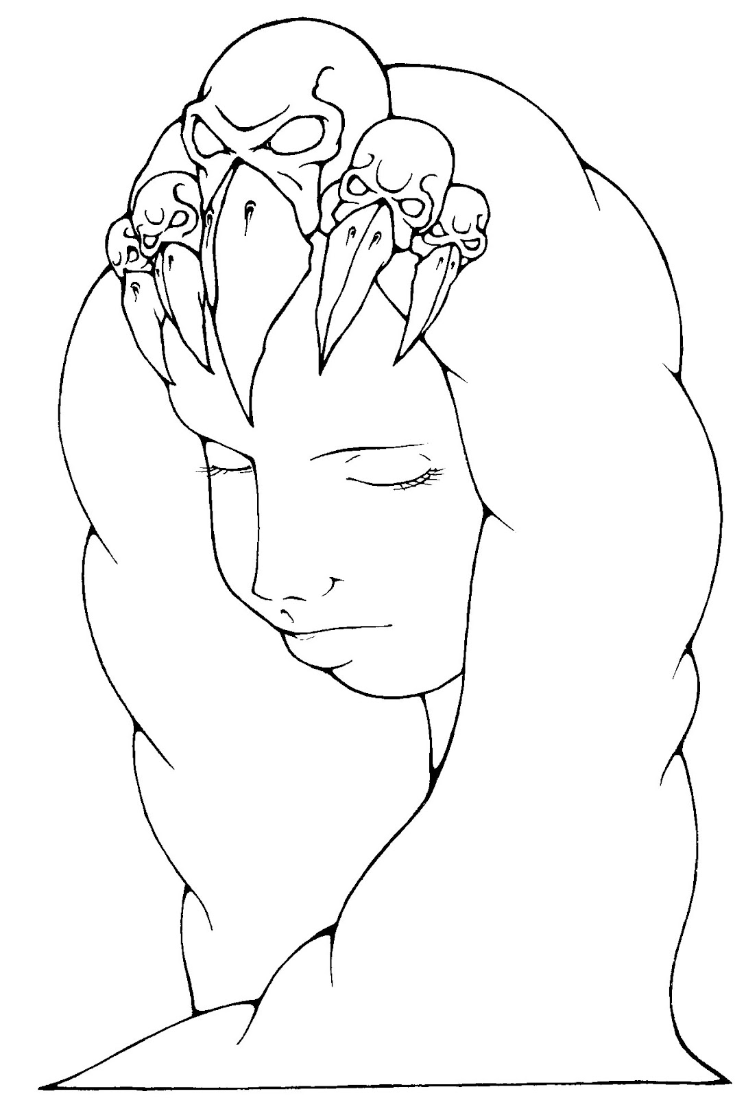 1088x1600 How To Draw Step By Step No. 2 ( A Simple Yet Alternative Female